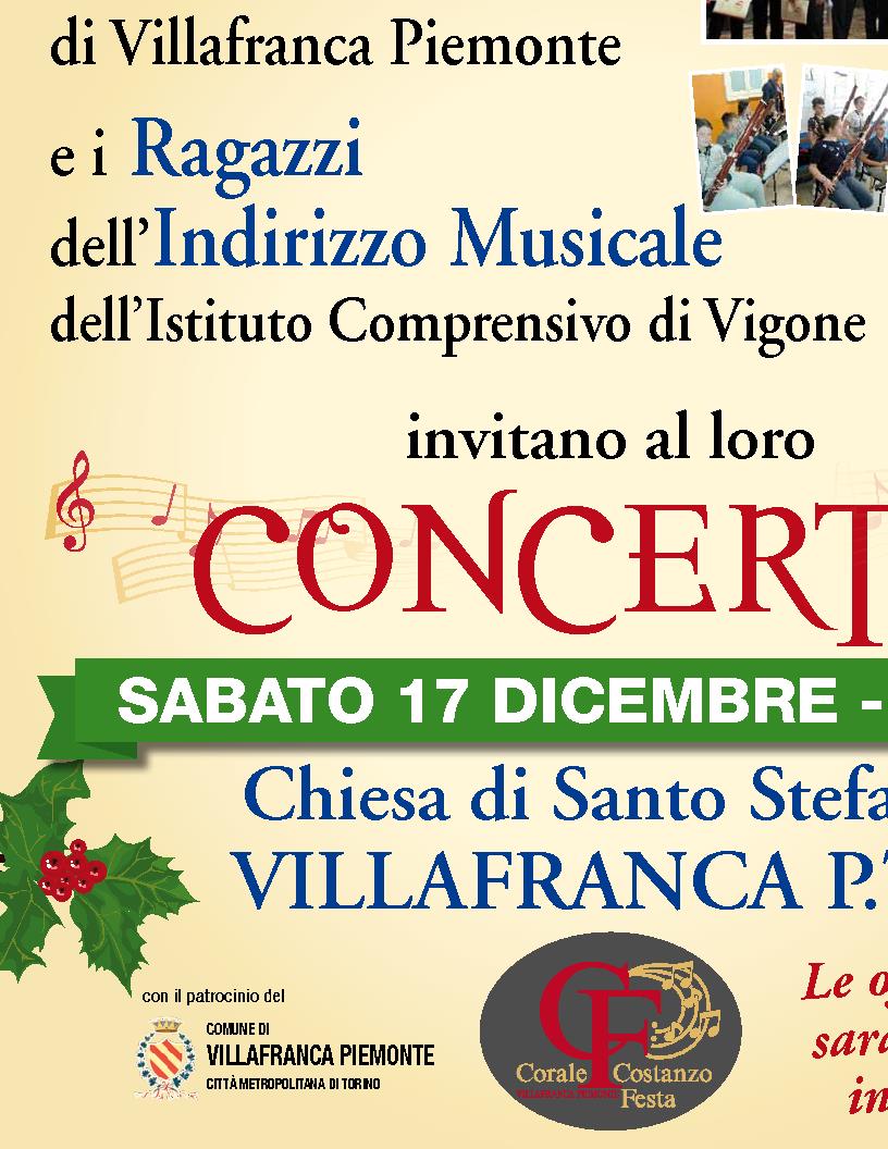 Concerto Natale 2016 Corale Costanzo Festa