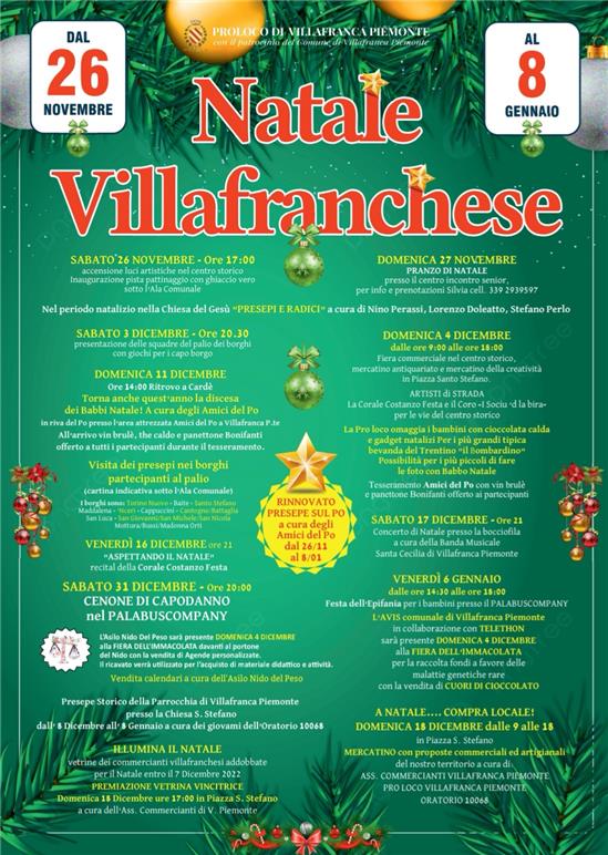 Natale Villafranchese 2022