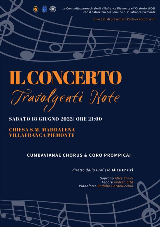 Concerto Travolgenti note 2022