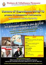 Locandina Cenone Capodanno 2018/2019